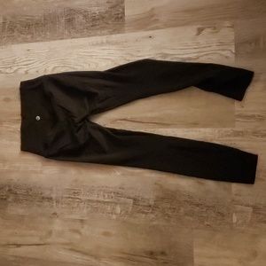 Black lululemon leggings size 0